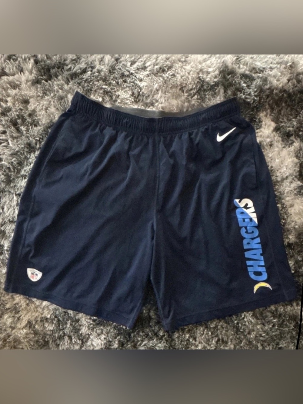 Nike Chargers NFL Football Dri-Fit Shorts